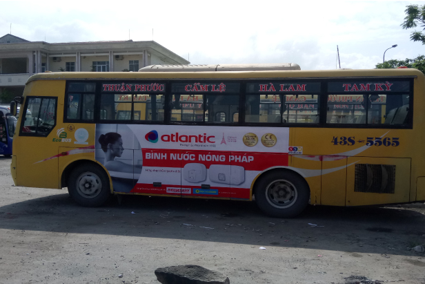 QUẢNG CÁO TRÊN XE BUÝT  TẠI ĐÀ NẴNG, NHA TRANG